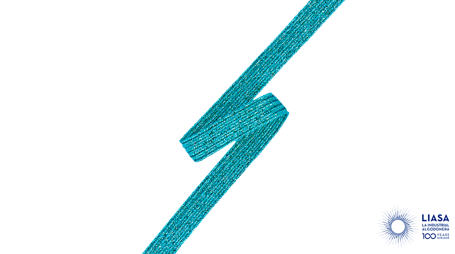  Fantasy Metallic Flat Elastic Ribbon 